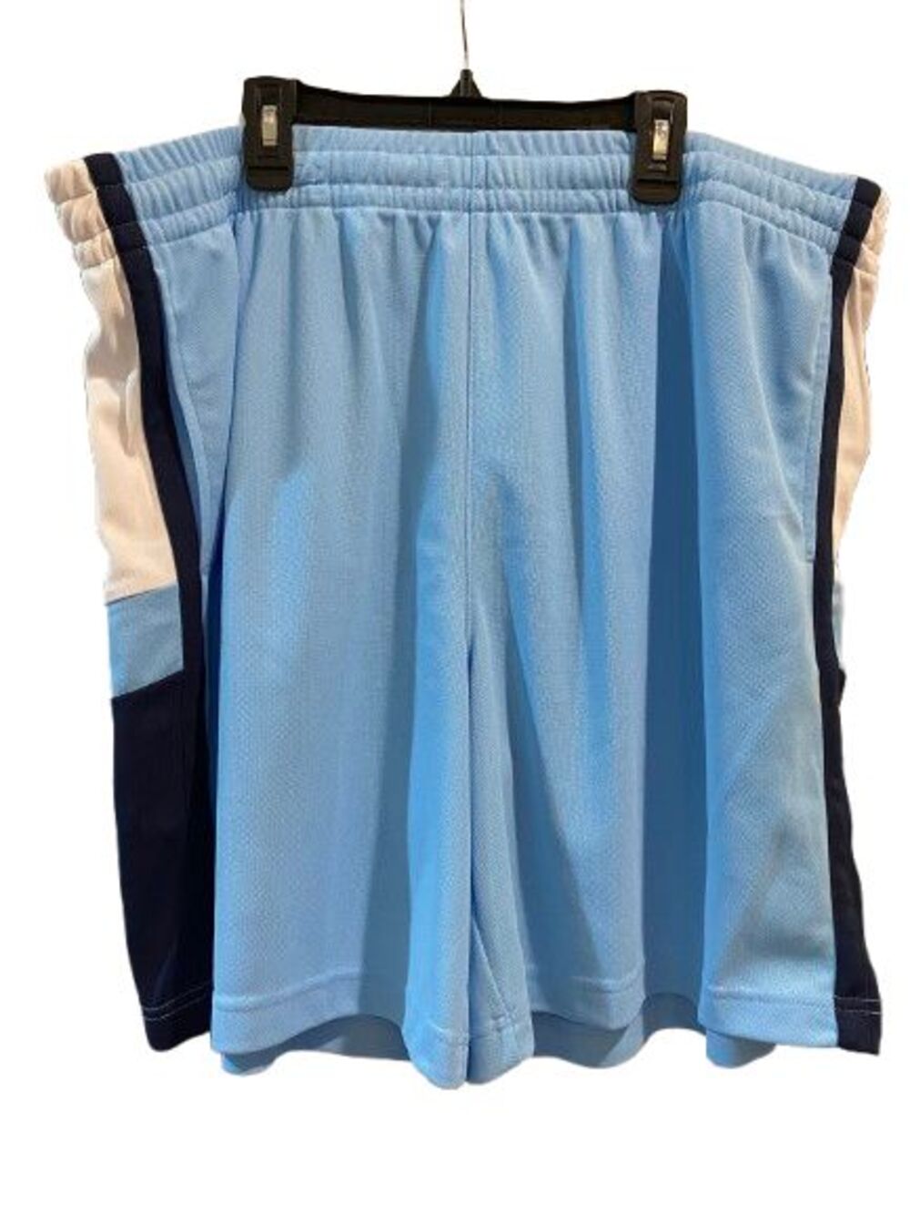 Men's 2XL Athletic Shorts 8" Xersion Quick Dry Comfort Waist Drawstring Blue NWT